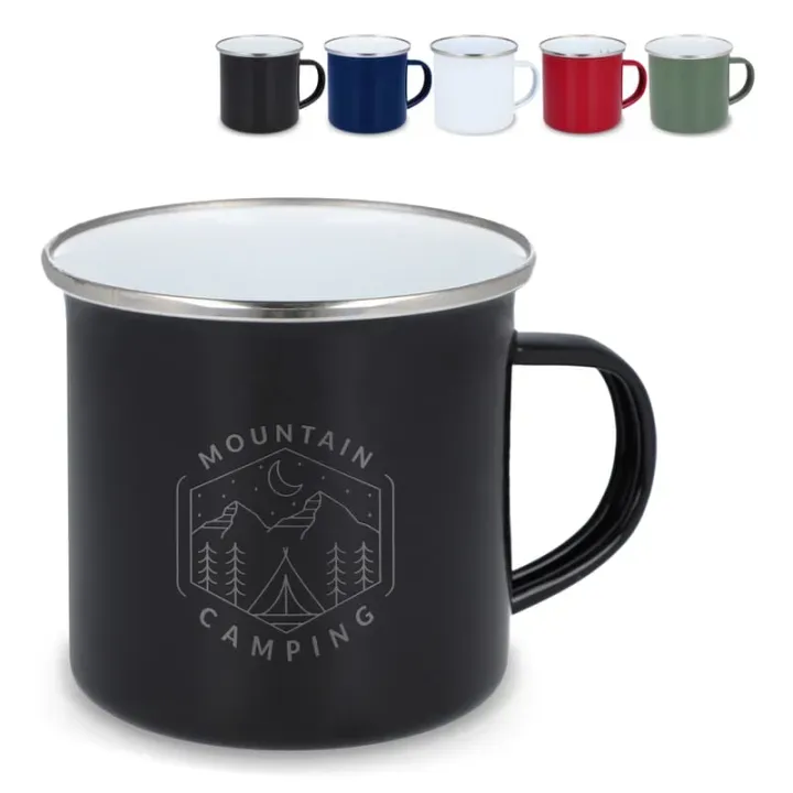 Enamel mug 350ml - LT51110 (gadzety reklamowe)